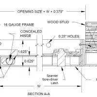 Anti-Ligature Access Door